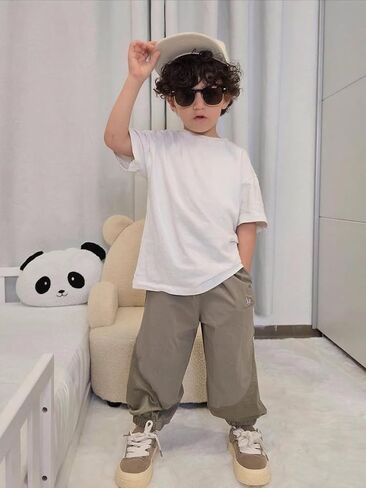Volunboy Baby Boy Lightweight Hiking Pants Toddler Quick Dry Joggers with Pockets Kids Breathable Sweatpants for Outdoors in Saudi Arabia