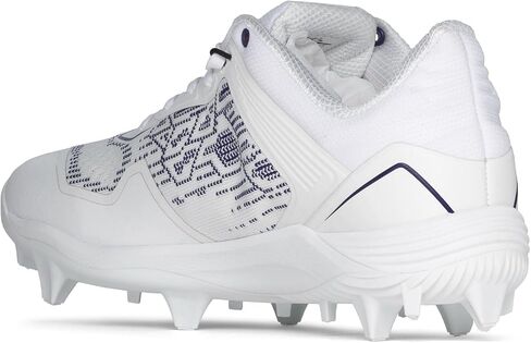 Boombah Viper Pureknit Women's Molded Cleat - White Out - Multiple Color Options - Multiple Sizes in Kuwait