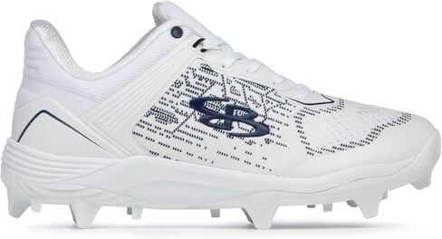 Boombah Viper Pureknit Women's Molded Cleat - White Out - Multiple Color Options - Multiple Sizes in Saudi Arabia