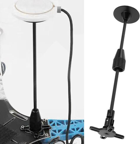 Create idea Black GPS Antenna Mount Aluminum Alloy Folding Mast Mount Compatible with DJI Naza Pixhawk Drone in Saudi Arabia