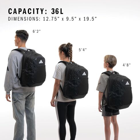 adidas Striker 2 Team Backpack, Black, One Size in Saudi Arabia