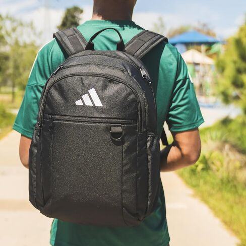 adidas Striker 2 Team Backpack, Black, One Size in Saudi Arabia