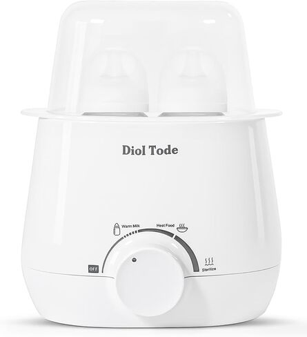 Bottle Warmer, Fast Baby Bottle Warmer for Breastmilk or Formula, 8-in-1 Milk Warmer for Baby, Smart Temperature Control, Sterili-zing, Heat Food, Double Bottle Warmer for All Bottles in Saudi Arabia