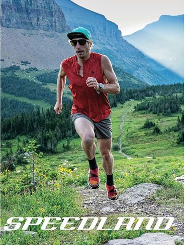 SPEEDLAND GL: SVT Trail Running Shoes - Super HTPU HTPU MIDAM FOAM MIDOSOLE ، SHOND FISTIF FIT DIAL SYSTEM ، MICHELIN 6.5 ملم نعل من الألياف الليفية ، الجزء العلوي المتماسك هندسي in Kuwait