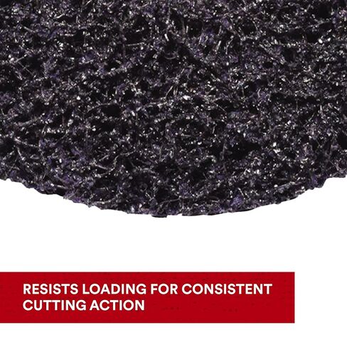 3M Scotch-Brite Clean and Strip XT Pro Disc ، XO-DC ، SIC Extra Corrase ، T27 ، 4-1/2 in x 5/8 "-11 ، حزمة من 10 ، قطع كربيد السيليكون بقوة ويترك إنهاءًا جيدًا ، يقاوم التحميل in Saudi Arabia