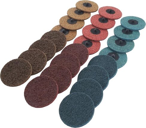 3'' Quick Change Surface Conditioning Sanding Discs (Multi Grit, 24 Pack) in Saudi Arabia