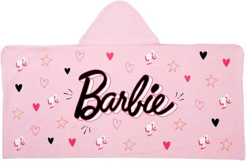 Barbie Bath/Pool/Beach Cotton Hooded Towel Wrap, 24 in x 50 in in Saudi Arabia