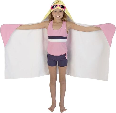 Barbie Bath/Pool/Beach Cotton Hooded Towel Wrap, 24 in x 50 in in Saudi Arabia