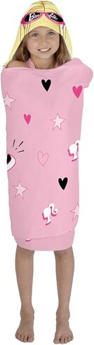 Barbie Bath/Pool/Beach Cotton Hooded Towel Wrap, 24 in x 50 in in Saudi Arabia