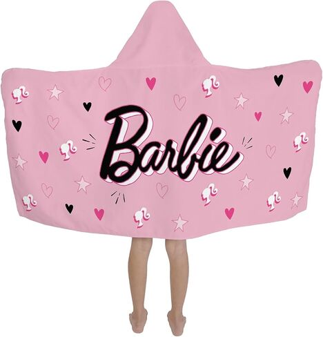 Barbie Bath/Pool/Beach Cotton Hooded Towel Wrap, 24 in x 50 in in Saudi Arabia