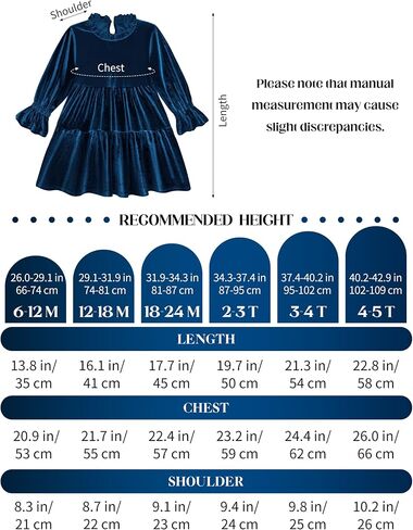 Baby and Toddler Girls Velvet Dresses Christmas Dress Long Sleeve Birthday Party Playwear Dress Fall Winter Clothes in Saudi Arabia
