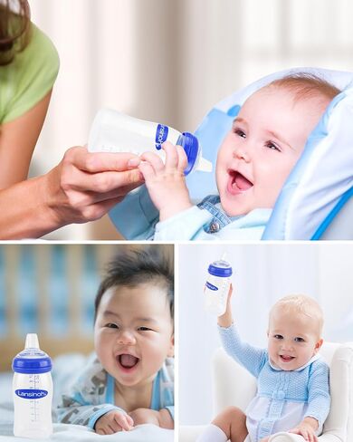 Sippy Cup Nipples for Lansinoh Baby Bottles, Soft 100% Silicone Sippy Spout Nipples, Variable Flow, 6m+, 3 Count in Saudi Arabia