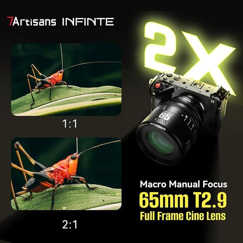 74 ملم T2.9 MACRO 2X Infinte Series دليل كامل العدسات ذات الفتحة الكبيرة ذات الفتحة الكاملة المتوافقة مع Nikon Z Mount Z9 ، Z8 ، Z7 ، Z72 ، Z6 ، Z62 ، Z63 ، ZF ، Z5 ، Z5ii Mirrorless Camera in Saudi Arabia