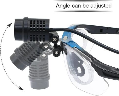 Headlight with Light Glasses Headlight Brightness Adjustable Light for ENT Examination Magnifying Glass in Saudi Arabia