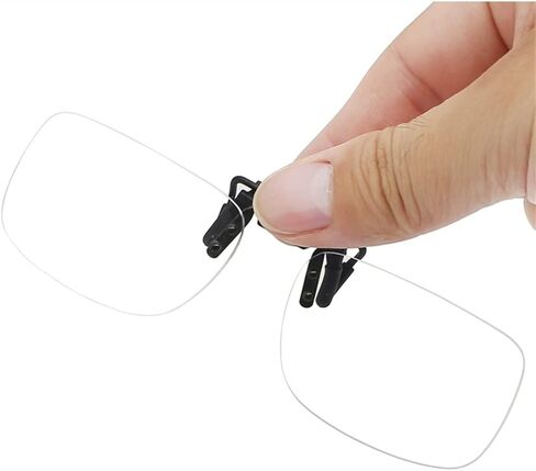 -light Clip Reading Glasses Flip Up And Down Frameless Magnifying Glass Light And Easy To Carry Suitable For Reading in Saudi Arabia