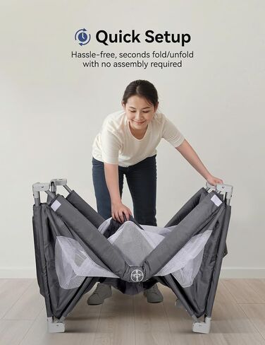 Playpen Playpen القابلة للطي ، 59 "× 59" ألعب أقلام للأطفال والأطفال الصغار ، وسياج أمان الأطفال الداخليين والخارجيين مع بوابة ، ساحة تشغيل سهلة مع شبكة مرئية 360 درجة وحقيبة تحمل ، والأزرق. in Saudi Arabia