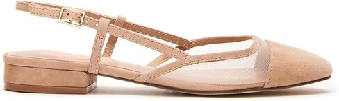 MICIFA Slingback Flats for Women, Round Toe Low Heel Sandals Fashion Splicing Dress Shoes for Women in Saudi Arabia