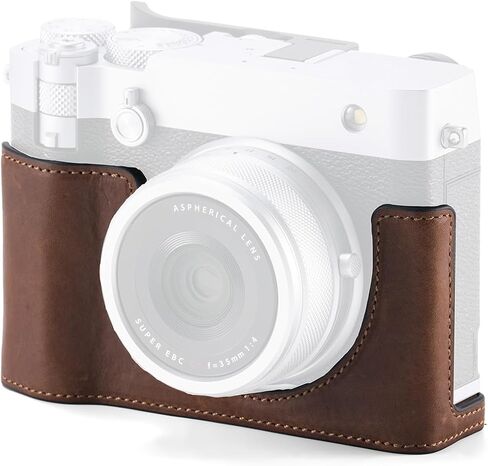 Tilta Vintage Camera Cage Compatible with Fujifilm GFX100RF – Travel Kit, Black | L-Bracket with Wooden Grip, Top Plate, Hot Shoe Thumb Grip, ARCA Adapter, Strap Buckles | Lightweight Design in Saudi Arabia