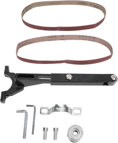 Belt Sander Adapter for Angle Grinder, Professional Pipe or Tube Sanding Attachment, Grinder Tool Modified to Belt Sander Polisher Attachment for Model 100 125 Angle Grinder in Saudi Arabia