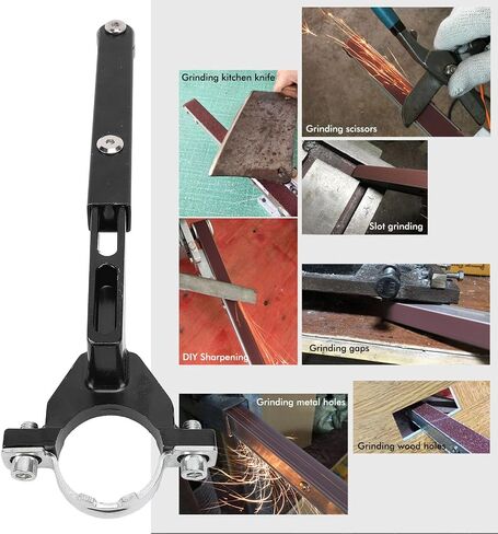 Belt Sander Adapter for Angle Grinder, Professional Pipe or Tube Sanding Attachment, Grinder Tool Modified to Belt Sander Polisher Attachment for Model 100 125 Angle Grinder in Saudi Arabia