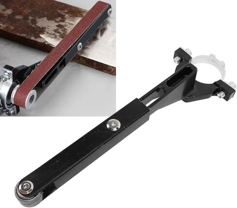 Belt Sander Adapter for Angle Grinder, Professional Pipe or Tube Sanding Attachment, Grinder Tool Modified to Belt Sander Polisher Attachment for Model 100 125 Angle Grinder in Saudi Arabia