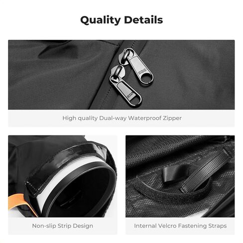 K&F Concept Professional Camera Rain Cover ، معطف المطر المقاوم للماء لكاميرات DSLR والعدسات ، ومواقف كاميرا التصوير الفوتوغرافي. in Kuwait