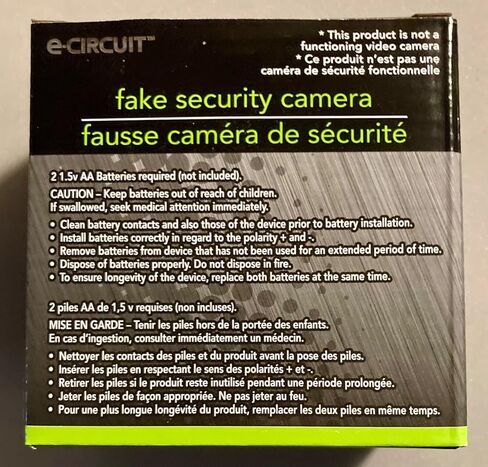 حماية كاميرا أمان قبة وهمية للمنزل. كاميرا وهمية وهمية مع LED Red Light No Wiring المطلوبة (حزمة 2) in Kuwait