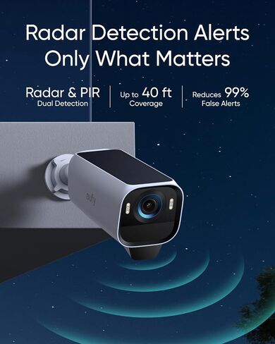 eufy Security eufyCam S3 Pro 6-Cam Kit, Solar Camera Outdoor Wireless, MaxColor Night Vision, 4K Security Camera with Solar Panel, Face Recognition AI, Expandable Local Storage, No Monthly Fee in Saudi Arabia