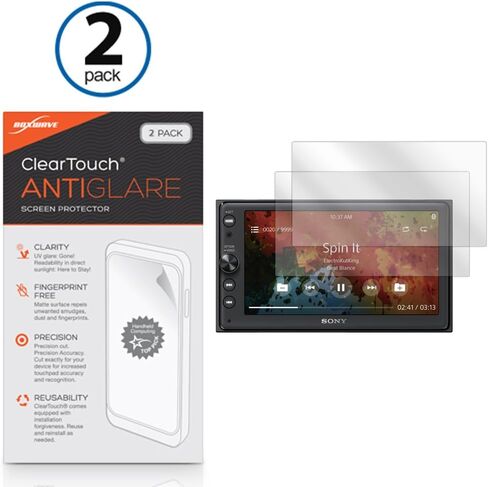 واقي شاشة Boxwave متوافق مع Sony Xav-Ax100-Cleartouch Anti-Glare (2 pack) ، جلد غير لامع مضاد للأجر in Saudi Arabia