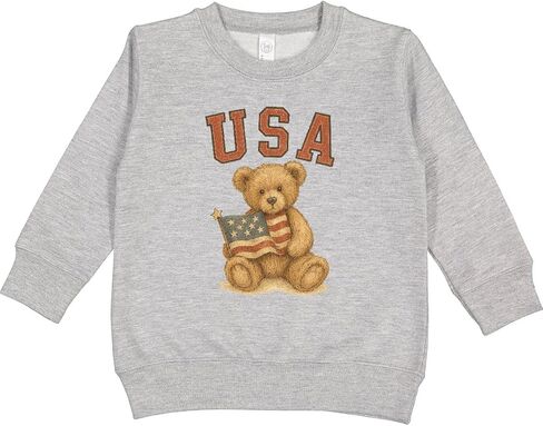 inktastic وطني USA Teddy Bear مع قميص Swefshirt العلم الأمريكي in Kuwait