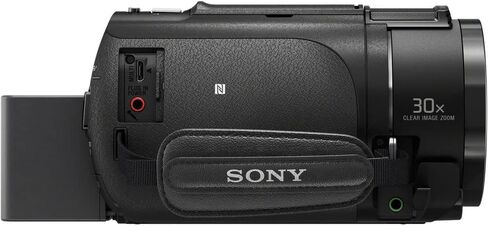 Sony FDR-AX43 UHD 4K Handycam Camcorder + 4K شاشة خارجي + 2 × 64 جيجابايت بطاقات الذاكرة + 3 X NP-FV70 بطاريات + 3 قطعة مرشح + عدسة زاوية واسعة + عدسة تليفوتوغرافية + حقيبة-حزمة مدونة in Kuwait