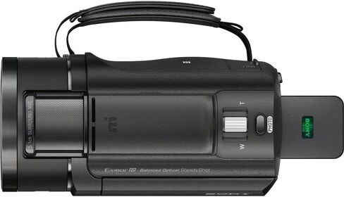 Sony FDR-AX43 UHD 4K Handycam Camcorder + 4K شاشة خارجي + 2 × 64 جيجابايت بطاقات الذاكرة + 3 X NP-FV70 بطاريات + 3 قطعة مرشح + عدسة زاوية واسعة + عدسة تليفوتوغرافية + حقيبة-حزمة مدونة in Kuwait