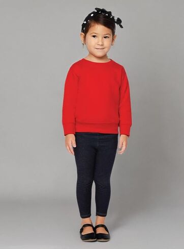 RABBIT SKINS Toddler Fleece Long Sleeve Pullover Sweatshirt, Natural Heather, 2 in Saudi Arabia