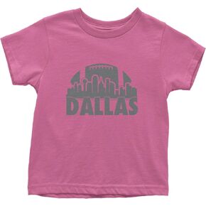Dallas Texas Skyline Toddler T-Shirt, Soft Cotton in Saudi Arabia