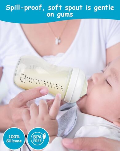 حلمة السيليكون لزجاجات الأطفال الطبيعية في Philips Avent Natural Cup Sippy Cup ، تدفق متوسط ​​(تدفق 3) ، 1 م+، 6 عدد in Saudi Arabia