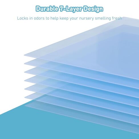 Jumbo+ Square Refills Disposal Bags Refill Compatible with Diaper Genie Compact and Select Pails (Not Fit Classic Version Pails), Hold Up to 1080 Newborn-Sized Diapers Per Refill, Pack of 4 in Kuwait