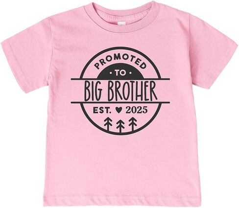 قميص Big Brother Kids ، تمت ترقيته إلى Big Brother 2025 الرضيع/Toddler/Youth T-Shirt in Kuwait