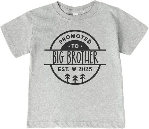 قميص Big Brother Kids ، تمت ترقيته إلى Big Brother 2025 الرضيع/Toddler/Youth T-Shirt in Kuwait
