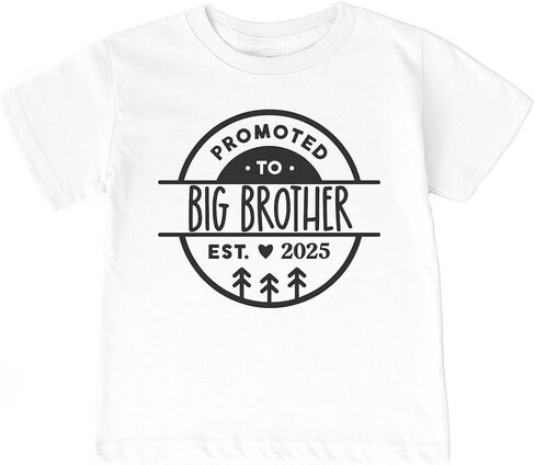 قميص Big Brother Kids ، تمت ترقيته إلى Big Brother 2025 الرضيع/Toddler/Youth T-Shirt in Kuwait