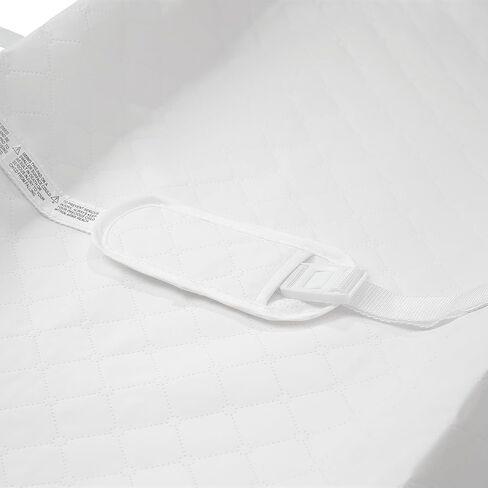 Delta Children 2-in-1 Deluxe Pillow Top Changing Pad & Portable Changing Mat, White in Saudi Arabia
