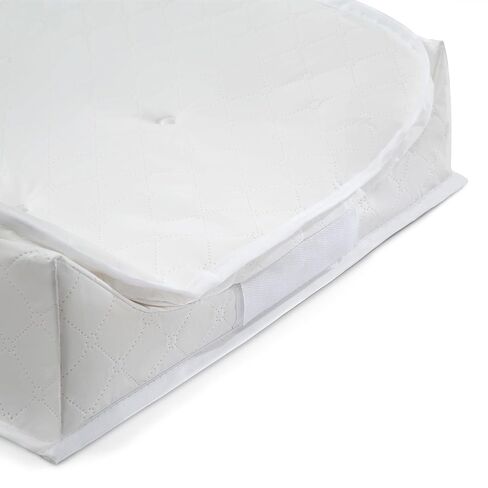 Delta Children 2-in-1 Deluxe Pillow Top Changing Pad & Portable Changing Mat, White in Saudi Arabia