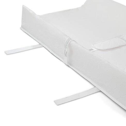 Delta Children 2-in-1 Deluxe Pillow Top Changing Pad & Portable Changing Mat, White in Saudi Arabia