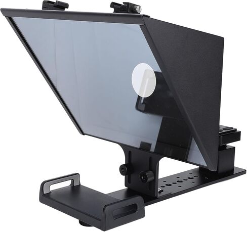 شاشة Teleprompter واسعة الزاوية ، شاشة عالية الدقة 14 بوصة مع مرآة قابلة للتعديل والتحكم الذكي في التطبيق للهواتف الذكية DSLR البث المباشر in Kuwait