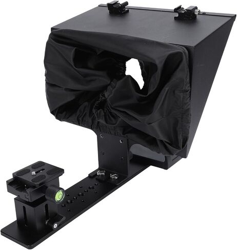 شاشة Teleprompter واسعة الزاوية ، شاشة عالية الدقة 14 بوصة مع مرآة قابلة للتعديل والتحكم الذكي في التطبيق للهواتف الذكية DSLR البث المباشر in Kuwait