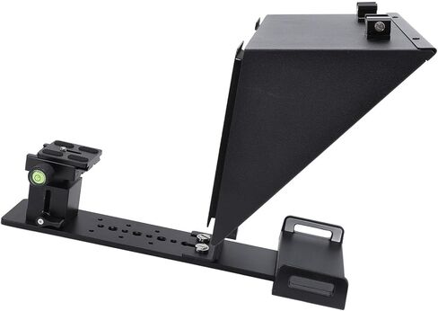 شاشة Teleprompter واسعة الزاوية ، شاشة عالية الدقة 14 بوصة مع مرآة قابلة للتعديل والتحكم الذكي في التطبيق للهواتف الذكية DSLR البث المباشر in Kuwait