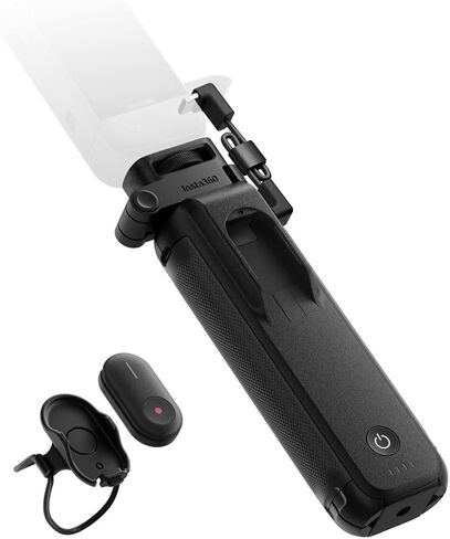 Insta360 FOMO Power Handle for X3/X4/X5 ، بطارية ضخمة 6100 مللي أمبير في الساعة ، مع Remote Bluetooth Mini القابلة للفصل in Saudi Arabia