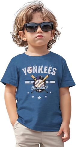 KEKEMI Baseball Shirt for Toddler Boys Girls Baseball Team Print T-Shirt Ballgame Outfit Game Day Tees Cute Summer Sport Tops in Saudi Arabia