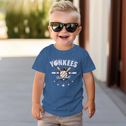 KEKEMI Baseball Shirt for Toddler Boys Girls Baseball Team Print T-Shirt Ballgame Outfit Game Day Tees Cute Summer Sport Tops in Saudi Arabia