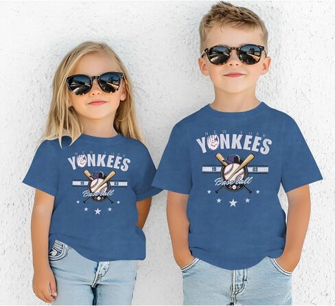 KEKEMI Baseball Shirt for Toddler Boys Girls Baseball Team Print T-Shirt Ballgame Outfit Game Day Tees Cute Summer Sport Tops in Saudi Arabia