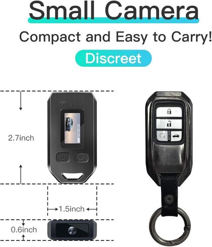 64GB FHD 1080p كاميرا صغيرة من الجسم المصغرة ، حجم الإبهام ، كاميرا تسجيل مجانية ، كاميرا جسم عمل يمكن ارتداؤها ، كاميرا محمولة مميزة في أي مكان للأمان ، العمل ، الحراسة ، السفر in Kuwait